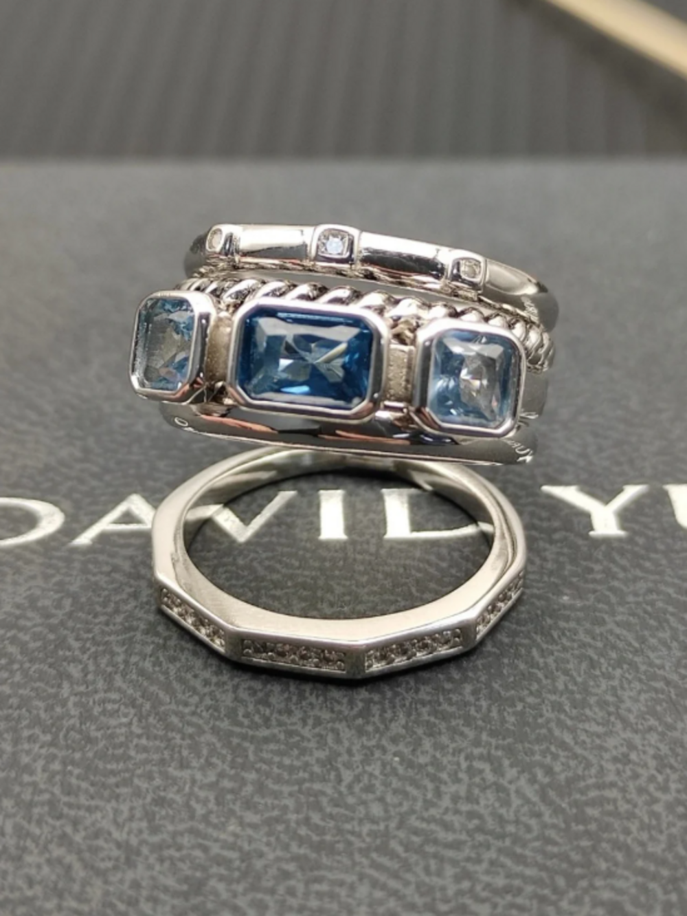 ✨David Yurman five-link ring - Picture 3 of 7